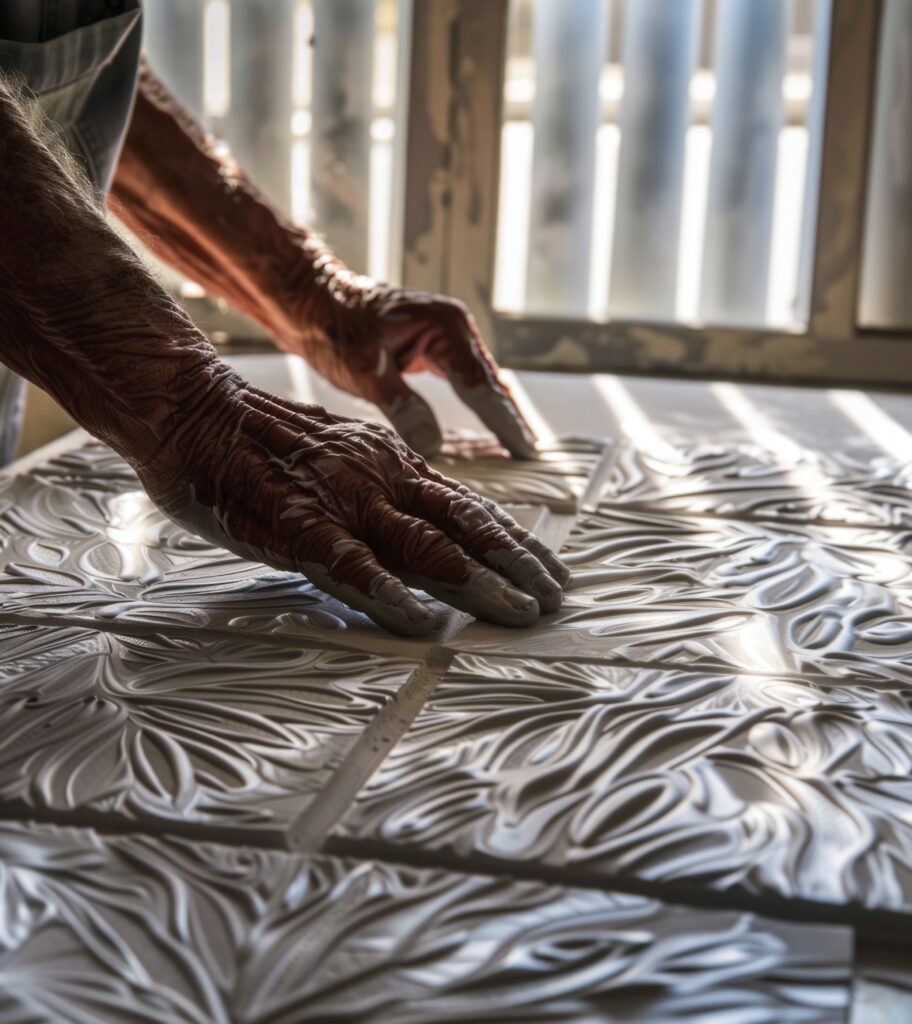 عزل اسطح فوق البلاط